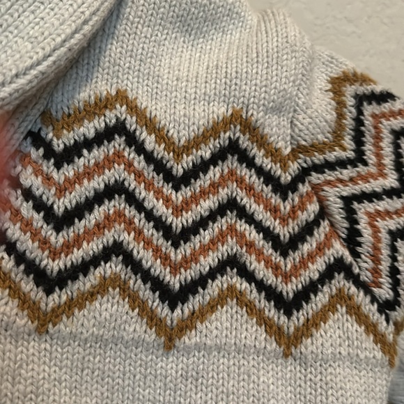 Rylee & Cru neutral boys wool blend shawl sweater - Picture 10 of 11